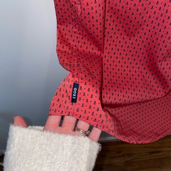 Izod nautical short sleeve dress shirt - Picture 5 of 5